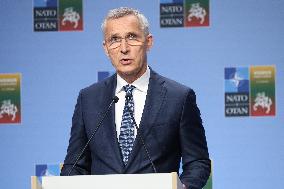 Initial Press Conference Before NATO Summit Starts Tomorrow