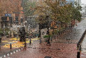 SOUTH AFRICA-JOHANNESBURG-SNOW