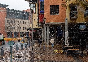 SOUTH AFRICA-JOHANNESBURG-SNOW