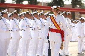 King Felipe Attends Presentation Of The New Navy Officers - Cadiz
