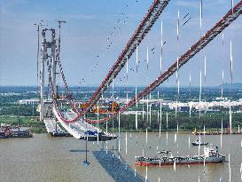 Xianxin Road Cross River Channel Construction in Nanjing