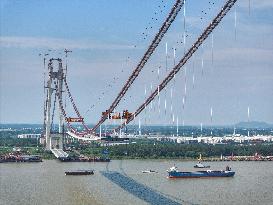 Xianxin Road Cross River Channel Construction in Nanjing