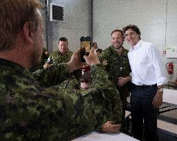 Justin Trudeau In Latvia