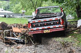 Severe Weather Aftermath In Stony Point, New York