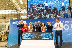 Inauguration Of The New A321 Final Assembly Line - Toulouse