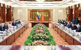 CHINA-BEIJING-ZHAO LEJI-RUSSIAN FEDERATION COUNCIL SPEAKER-TALKS (CN)