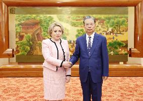 CHINA-BEIJING-ZHAO LEJI-RUSSIAN FEDERATION COUNCIL SPEAKER-TALKS (CN)