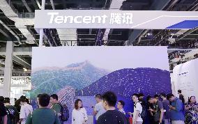 Tencent Booth at The 2023 WAIC in Shanghai