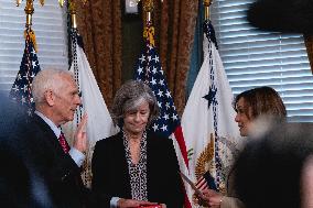 VP Harris Swears In Geeta Rao Gupta - Washington