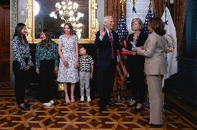 VP Harris Swears In Geeta Rao Gupta - Washington