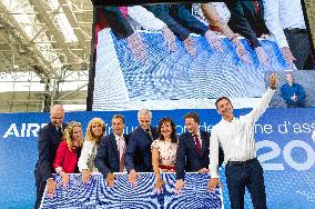 Inauguration Of The New A321 Final Assembly Line - Toulouse