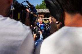 Press Conference On Missing Two-Year-Old Boy - Vernet