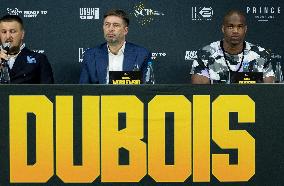 Press Conference Before Usyk v Dubois Fight In Warsaw