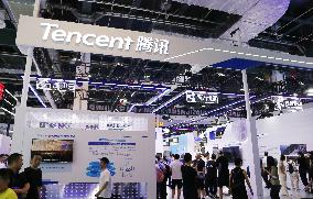 Tencent Booth at The 2023 WAIC in Shanghai