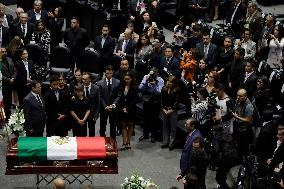 Chamber Of Deputies In Mexico Pays Mournful Tribute To Porfirio Muñoz Ledo