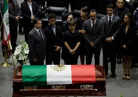 Chamber Of Deputies In Mexico Pays Mournful Tribute To Porfirio Muñoz Ledo