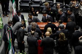 Chamber Of Deputies In Mexico Pays Mournful Tribute To Porfirio Muñoz Ledo