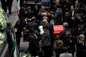 Chamber Of Deputies In Mexico Pays Mournful Tribute To Porfirio Muñoz Ledo