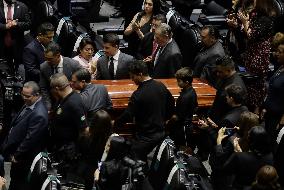 Chamber Of Deputies In Mexico Pays Mournful Tribute To Porfirio Muñoz Ledo