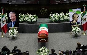 Chamber Of Deputies In Mexico Pays Mournful Tribute To Porfirio Muñoz Ledo