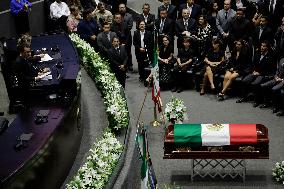 Chamber Of Deputies In Mexico Pays Mournful Tribute To Porfirio Muñoz Ledo