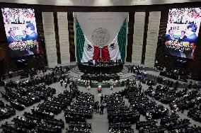 Chamber Of Deputies In Mexico Pays Mournful Tribute To Porfirio Muñoz Ledo