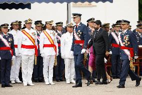 King Presides The Delivery Of Royal Dispatches To The New Air Force Lieutenants - Murcia