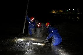 CHINA-GANSU-XIAHE-LANDSLIDE-RESCUE OPERATION (CN)