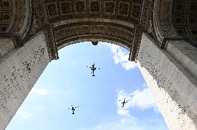 Rehearsals For The Opening Flypast For The Bastille Day - Paris