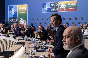 NATO Summit - North Atlantic Council Meeting With Sweden