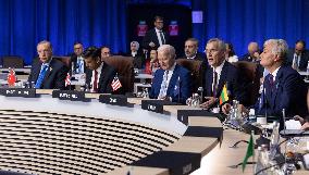 NATO Summit - North Atlantic Council Meeting With Sweden