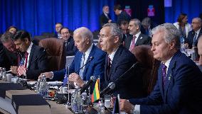 NATO Summit - North Atlantic Council Meeting With Sweden