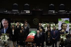 Posthumous Tribute To Politician Porfirio Muñoz Ledo In The Chamber Of Deputies Of Mexico