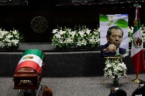 Posthumous Tribute To Politician Porfirio Muñoz Ledo In The Chamber Of Deputies Of Mexico