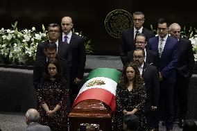 Posthumous Tribute To Politician Porfirio Muñoz Ledo In The Chamber Of Deputies Of Mexico