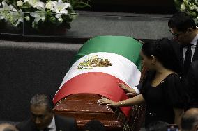 Posthumous Tribute To Politician Porfirio Muñoz Ledo In The Chamber Of Deputies Of Mexico