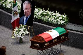 Posthumous Tribute To Politician Porfirio Muñoz Ledo In The Chamber Of Deputies Of Mexico