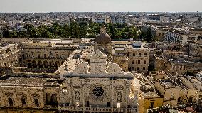 Drone View Of Lecce, Italy