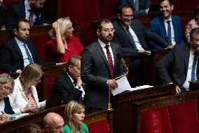 Questions to the government at the National Assembly - Paris