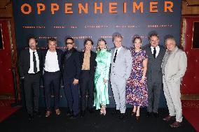 Oppenheimer Premiere - Paris