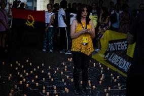Candlelight Vigil For Justice For Victims Of Police Violence In Angola
