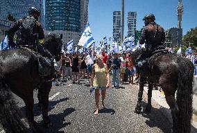 ISRAEL-TEL AVIV-JUDICIAL OVERHAUL-PROTEST