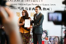 MALAYSIA-KUALA LUMPUR-CULTURAL HERITAGE-ART EXHIBITION