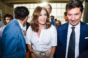 Daniela Santanche Attends Un'altra Europa Da Conservare Conference In Milan