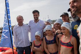 Tony Estanguet Launches 1,2,3, Nagez Avec Paris 2024 - Marseille