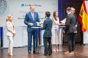 Royals At La Caixa Scholarships Event - Madrid