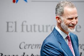 Royals At La Caixa Scholarships Event - Madrid