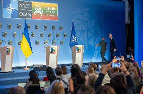 Stoltenberg Meets Zelensky At NATO Summit - Vilnius