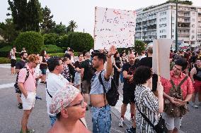 Protest For Anna Ivankova In Athens