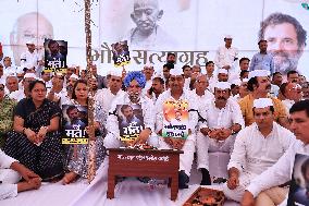 Congress 'Maun Satyagraha' In Rajasthan